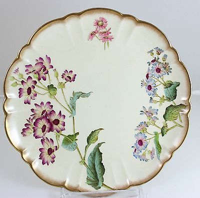 antique-english-china-cabinet-plate-bailey-banks-biddle-9294-gold-flowers-cream-1ade091be78652bbcce6d7432d12aed3